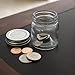 Wee Little Mason Jars with Lids – For Food, Drinks, and Decoration – Clear Glass, No Markings – 100% Crack-Free Guarantee – Dishwasher Safe – 2.5 Ounces – 4-Pack