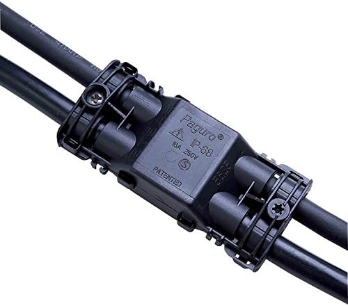 Hylec® Waterproof 4-Pole In Line Gel Filled Cable Connector IP68 Rated 6.5-12mm Cable Diameter 16A