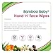 Aleva Naturals Bamboo Baby Hand and Face Wipes | Natural and Organic Ingredients | Cleans and Moisturizes | Extra Strong, and Ultra Soft - 30 count