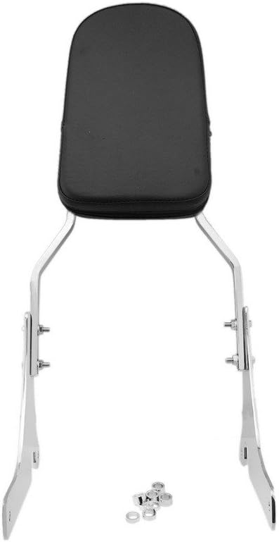 Motorstar Motorcycle Flame Backrest Pad Sissy Bar fit for Kawasaki VN800 Vulcan Classic 1996-2005