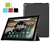 Google Nexus Pixel C case, KuGi ®High quality ultra-thin Smart Cover Case Only fit for Google Nexus Pixel C Tablet. (Black)