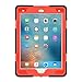 IPad Air 2 Case,IPad 6 Case,Aceguarder New Design[Waterproof][Shockproof][Scratchproof][Drop Resistance]Protective Cover Case With Kickstand For IPad Air2/IPAD6 (2015) (Black-Red)