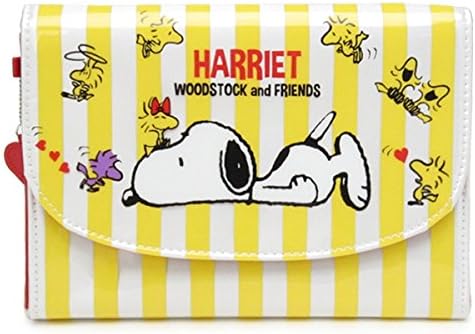 Amazon ジャバラ式 母子手帳ケース マルチケース イエロー ストライプ ハリエット スヌーピー Orsn おもちゃ おもちゃ