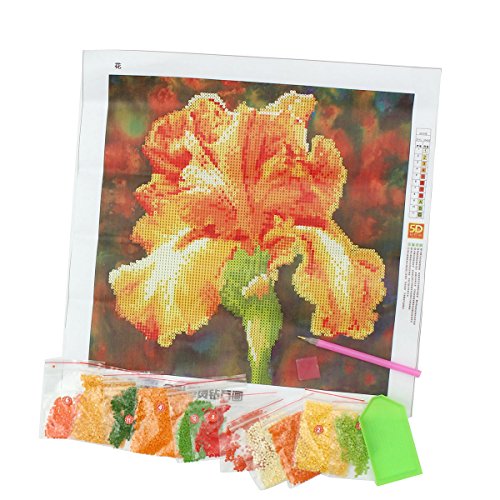 5D Diamond Painting LuckyFine DIY Embroidery Home Decor Craft Pumpkin Flower Cross Stitch Patterns
