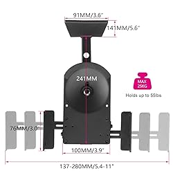 suptek Speaker Wall Mounts, Dual Speaker Stands for