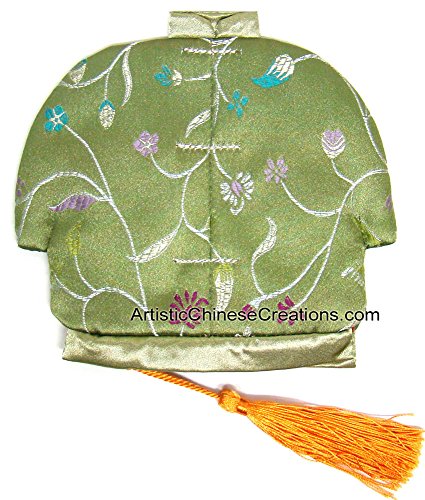 Chinese Apparel / Chinese Clothing & Accessories - Chinese Jacket Silk Purse - Flowers