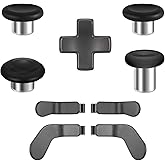 9 in 1 OEM Magnetic Thumbsticks Analog Thumb Sticks Replacement Joystick Parts Repair Accessories Kit Component Set with 4 Paddles, 1 D-Pads for Xbox Elite Controller Series 2 and Core Controller