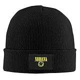 POP-Front Mens Womens Knit Beanie Hat Nirvana Warm
