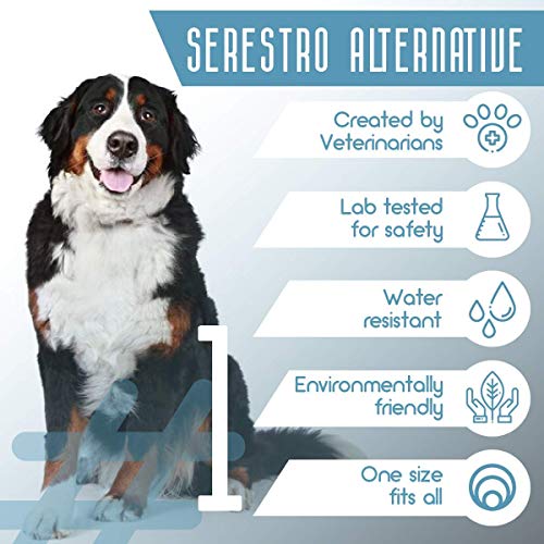 image for CRUZYO Dog Flea and Tick Control Collar - Treatment and Prevention for