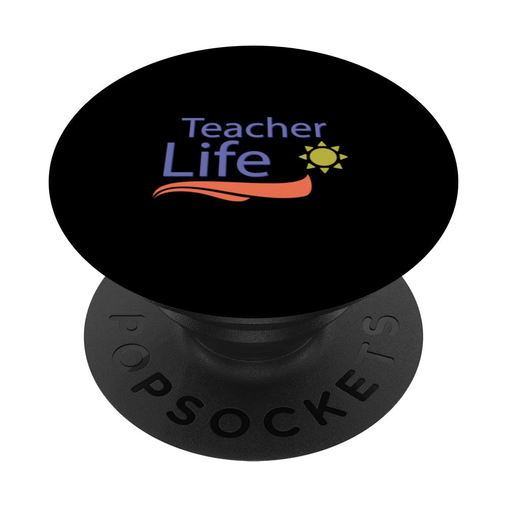 Teacher Life Cute Teacher Elementary PopSockets Swappable PopGrip