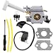 Harbot 308054079 Carburetor + 291424001 Ignition Coil Module Tool for Ryobi BP42 RY08420 RY08420A Backpack Blower