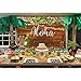 Allenjoy 7x5ft Summer Aloha Luau Party Backdrop Tropical Hawaiian Flowers Wooden Sculpture Photography Background Sea Palm Birthday Musical Party Banner Decoration Cake Table Photo Studio Booth Props
