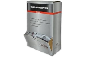 MAGID GLOVE & SAFETY MAGID Lens Cleaning Towelettes, [100 Pack], Individually Wrapped Wipes Silicone Free Towelettes With Pre-Moistened Feature, Glasses Cleaner, Lens Cleaner Wipes, M100D