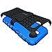 For Samsung Galaxy J3 Emerge Case, J3 Prime / J3 Mission / J3 Eclipse / J3 2017 / J3 Luna Pro / Sol 2 / Amp Prime 2 / Express Prime 2 Case, OEAGO Tough Rugged Dual Layer Case with Kickstand (Blue)
