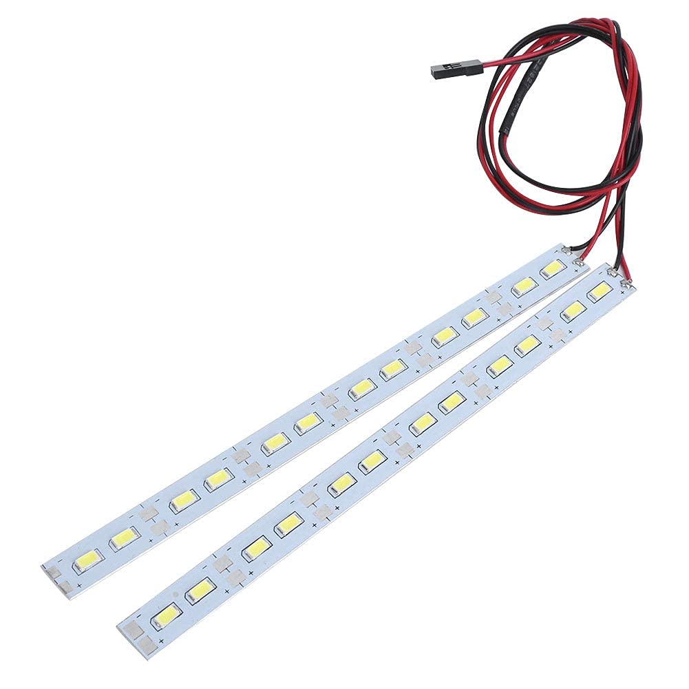 VGEBY RC Chassis Light, 24 LED Aluminium Strip 6V for 1/10 1/8 Scale Electric Model Cars