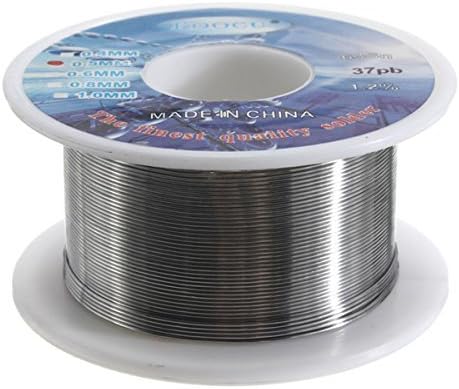 0.5mm 63/37 Tin lead Solder Wire Rosin Core Soldering 2% Flux Reel Tube by BINDER2012