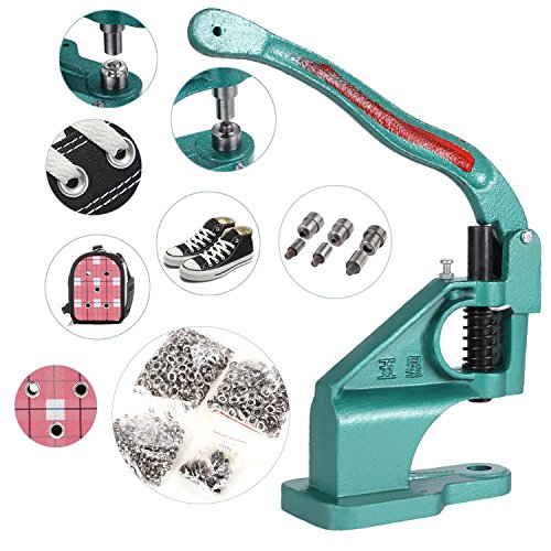 Homdox Hand Press Heavy Duty Banner Grommet Machine 3 Die 0 2