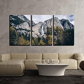 Autumn Landscape Rocky Mountain x3 Panels
