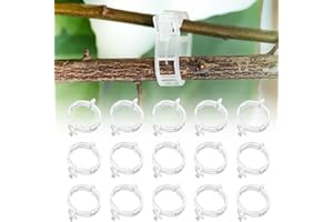 PUSKIU Garden Plant Clips, 2024 Secured Plastic Plant Clip Garden Clips for Climbing Plants Portable Plant Support Clips Plastic Trellis Clips Plant Support Clips Tomato Grape Vine Plant Clips