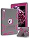 TOPSKY iPad 2 Case,iPad 3 Case,iPad 4 Case,iPad 2/3/4 Kids Proof Case,Heavy Duty Shockproof Rugged Kickstand Protective Cover Case for iPad 2nd/3rd/4th Generation Retina(A1416/A1458) Grey Pink