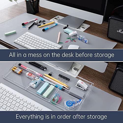 Small Acrylic Desktop DryErase Whiteboard Computer Keyboard Stand