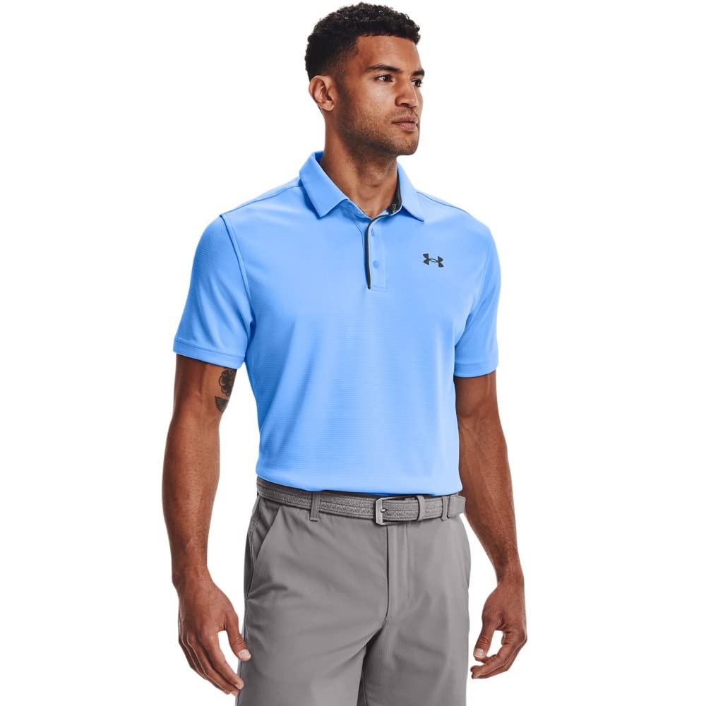 Under Armour Men's Tech Golf Polo, Carolina Blue