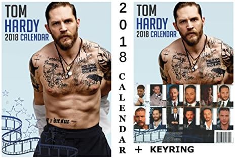 TOM HARDY CALENDAR 2018 + TOM HARDY KEYRING