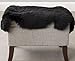 Super Area Rugs Black Sheepskin Rug Genuine Single 2x3ft Pelt Fluffy Fur Seat Cushion and Chair Cover