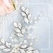 Barogirl Wedding Crystal Hair Comb Clip Bride Hair Piece Bridal Hair Accessories for Women