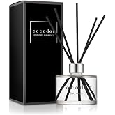 COCODOR Signature Reed Diffuser Set/Black Cherry / 6.7oz /1 Pack/Home Fragrance Diffuser, Oil Scent Diffuser for Bathroom Shelf Decor
