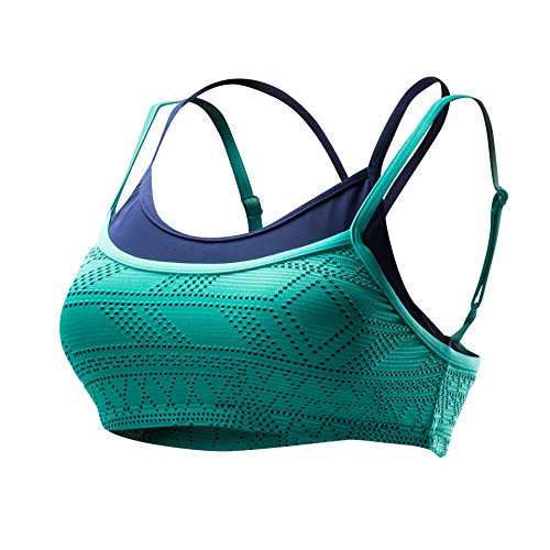 TYR SPORT Topaz Peak Mesh Paired Up Bra, Turq Navy 703, Large