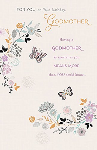 Godmother Birthday Card: Amazon.co.uk: Office Products