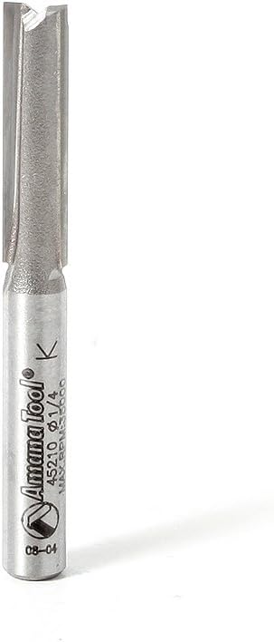 Amana Tool - 45210 Carbide Tipped Straight Plunge High Production 1/4 Dia x 1" 4 S, Packs