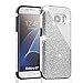 MEKO Galaxy S7 Case,Shiny Sparkle Glitter Bling Case -Built-in Glitter Soft Gel Flexible Firm Rubber Case [Scratch Resistant] for Samsung Galaxy S7- (Silver)