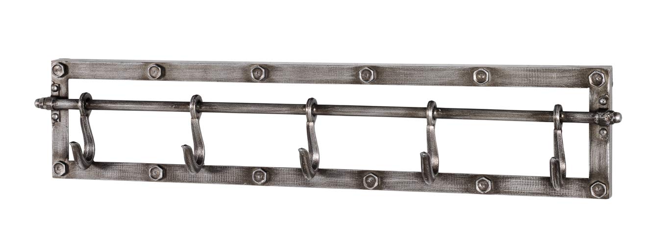 HAKU Wardrobe Anthracite, Metal - Dim.: W 73 cm X H 15 cm X D 8 cm, Style: Industrial