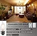 E26 Candelabra Base led Bulbs 60 Watt Equivalent Chandelier Bulbs, 4.5 Watt Dimmable Filament Clear LED Filament Bulbs, C35 LED Candle Bulbs,UL Approval,450lm,2700K Soft White (Warm White, 6Pack)