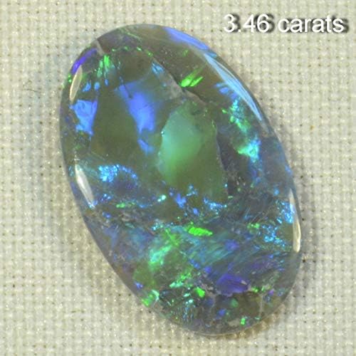3.46 carats Solid Lightning Ridge Black Opal (15085)