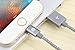 OPSO Apple MFi Certified Nylon Braided Lightning to USB Cable Charging Cord for iPhone 7 6s 6 Plus SE 5s 5c 5,iPad Pro Air 2,iPad mini 4 3 2,iPod touch / nano - (0.15M/0.5ft) - Gray
