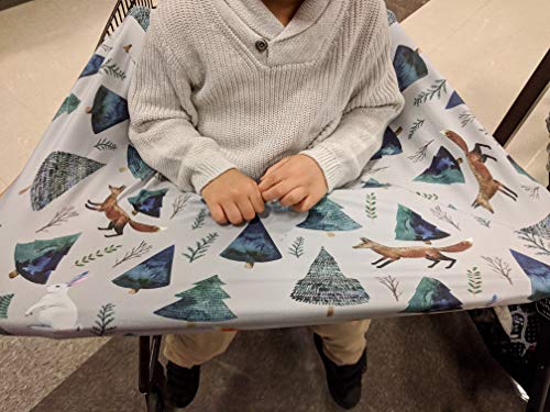 Premium Soft, Stretchy, and Spacious 4 in 1 Multi-Use Cover for Nursing, Baby Car Seat, Stroller, Scarf, and Shopping Cart - Best Gifts by Pobibaby (Magical)