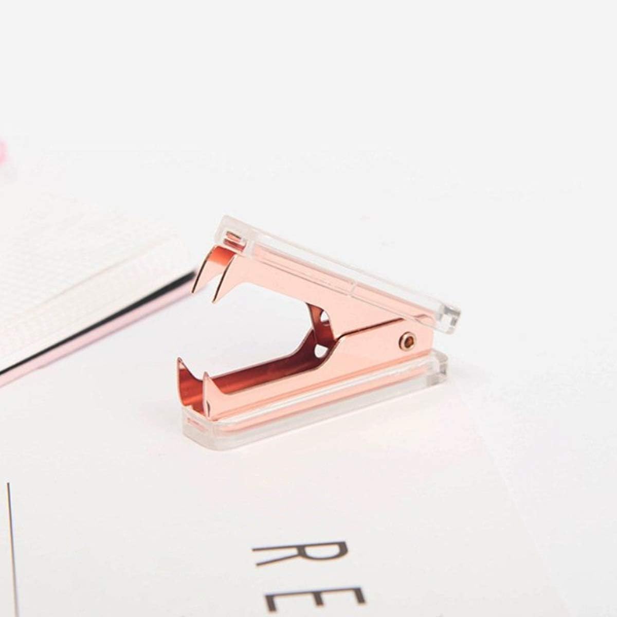 Rose Gold and Gold Staple Remover - 2 Pack Staple Removal Tool Set, Luxury Acrylic Rose Gold and Gold Office Supplies & Desk Accessories : Office Products