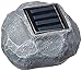 Kole Imports OL376 Solar Powered LED Garden Rock Light