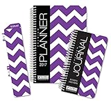 Best Planner 2018 Agenda for Productivity, Durability and Style. 5x8 Daily Planner / Weekly Planner / Monthly Planner / Yearly Agenda. HARDCOVER Organizer with BOOKMARK and JOURNAL (Spring Floral)