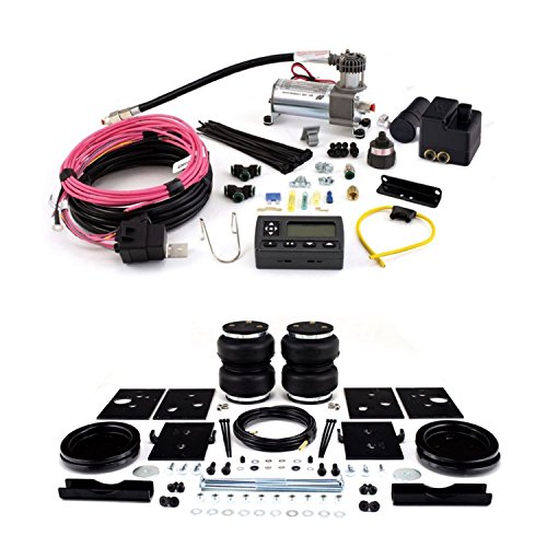 Air Lift 88289/72000 Rear Set of Load Lifter 5000 Ultimate Series Air Springs w/Wireless AIR Dual Path On-Board Air Compressor System Bundle for Ram/Dodge