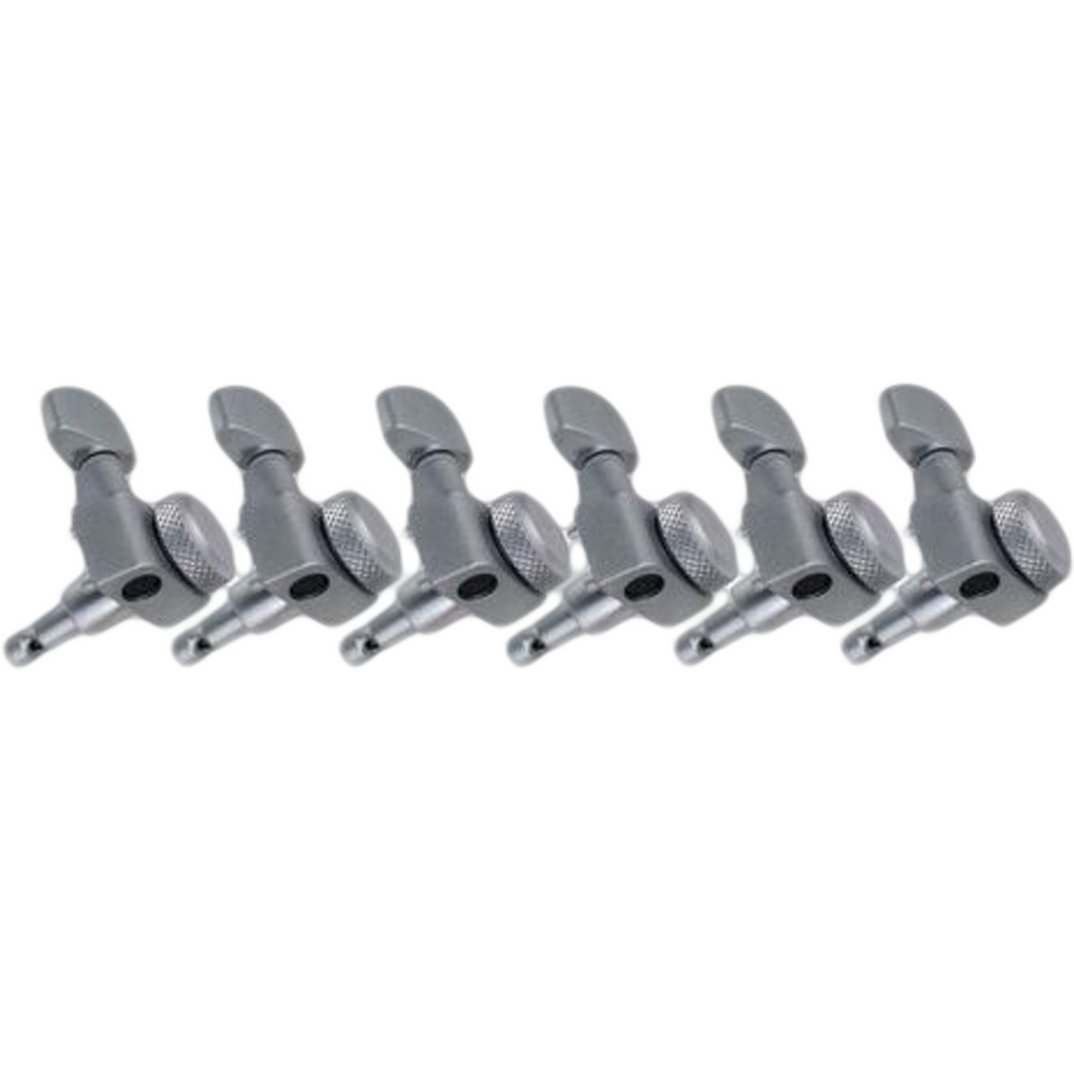 Fender 099-0818-000 Locking Stratocaster®/Telecaster® Tuning Machines, Brushed Chrome (6)