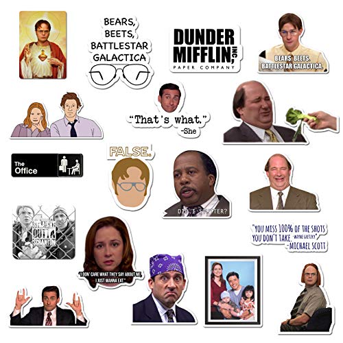 The Office Sticker Pack Of 20 Stickers The Office Stickers For Laptops