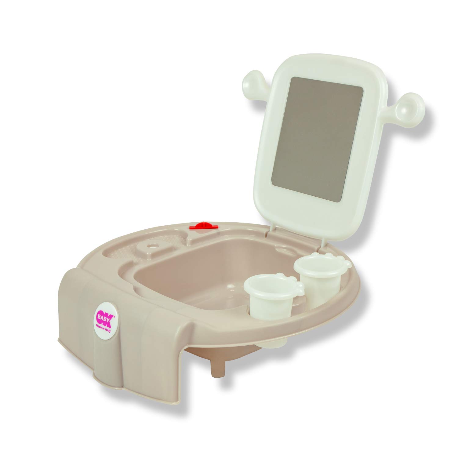 OKBABY Space Children's Wash Basin Helps Children Experience Hygiene with Fun Dimensions 39 x 13 x 40 cm Grey