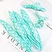 20Pcs Magic Pillow Cloth Hair Roller Flexible Foam Sponge No Heat Nighttime Hair Curlers DIY No Harm Night Hair Rollers Styling Tool For Women-Green