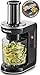 Gourmia GES580 Electric Spiralizer with 3 Blades Recipe Book, 110V - Silver