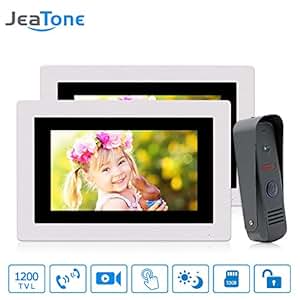 Amazon.com: Jeatone 7 Inch Video Door Phone Doorbell Wired