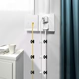 Sukudon 150 Pcs White Adjustable Cable Clips Self-Adhesive Wire Holder view 3